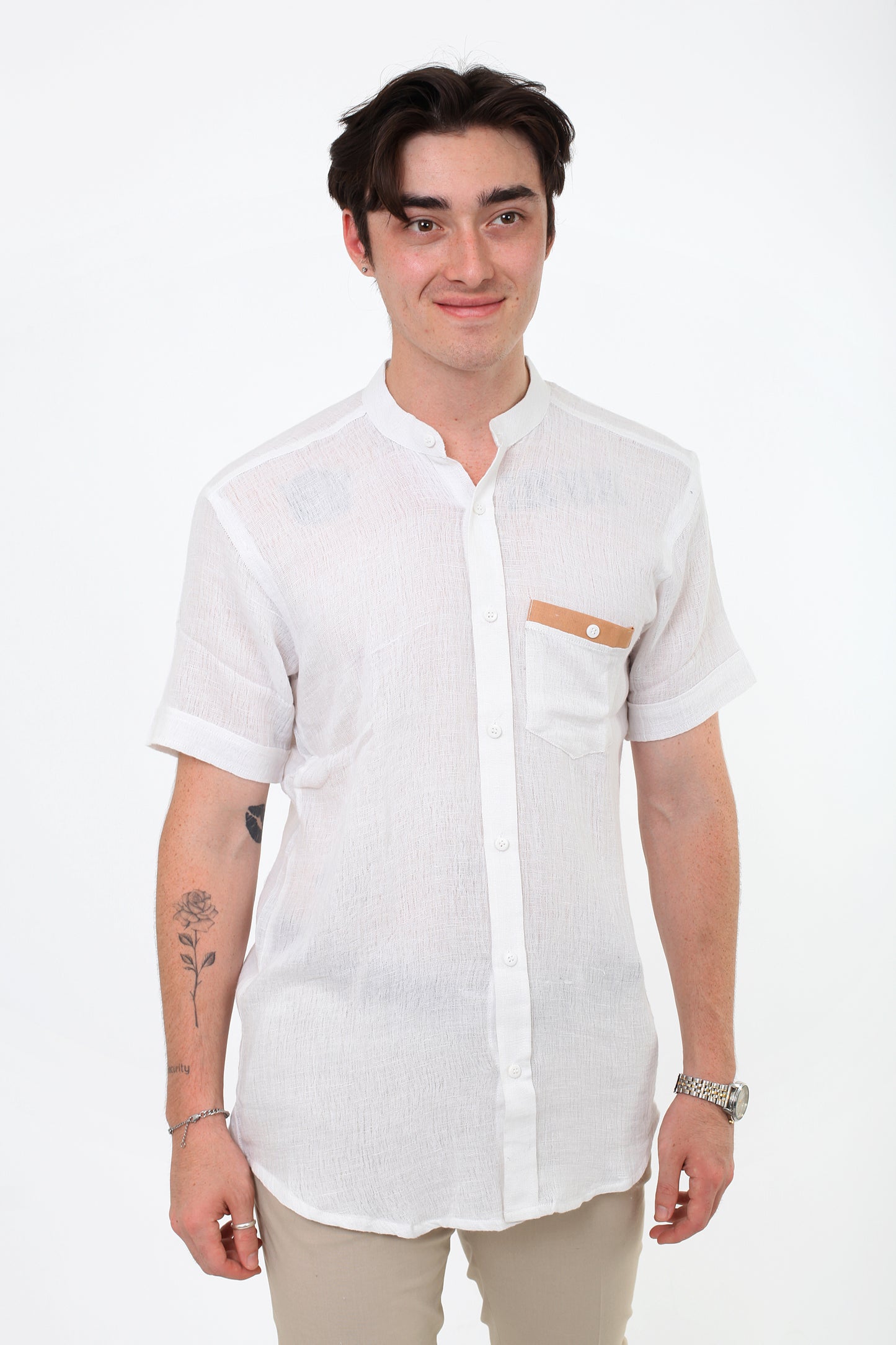 Ivory Essence Short Sleeve Shirt