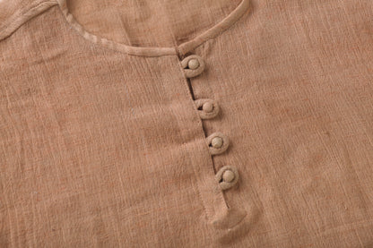 Terra Taupe Long Sleeve Shirt